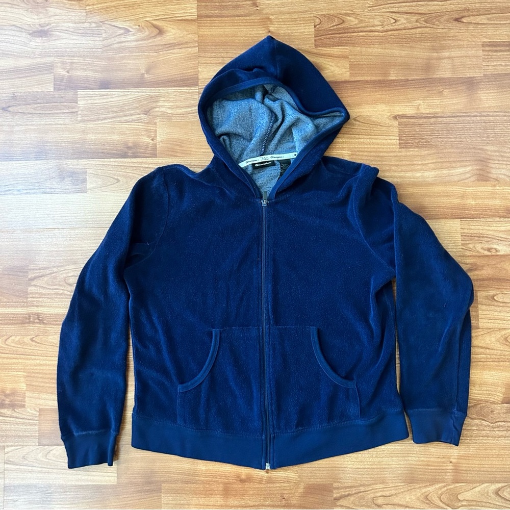 4/$15 blue champion hoodie